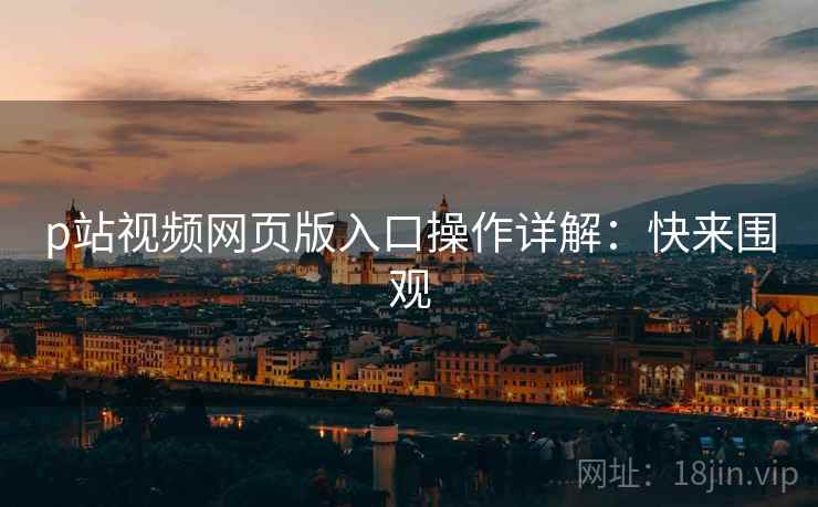 p站视频网页版入口操作详解：快来围观