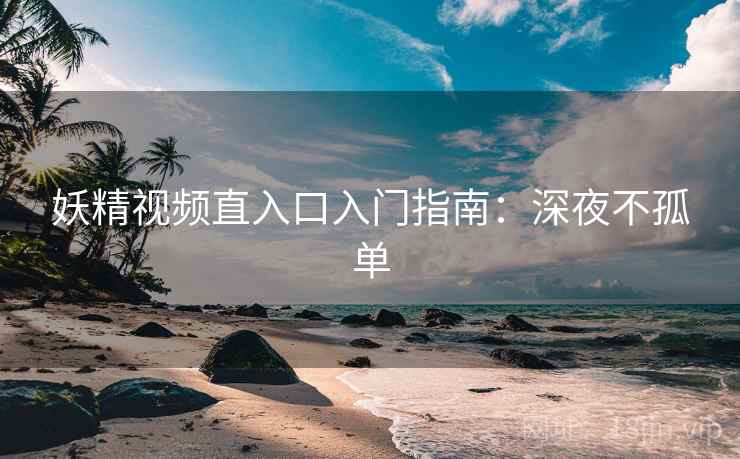 妖精视频直入口入门指南：深夜不孤单