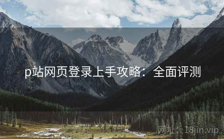 p站网页登录上手攻略：全面评测