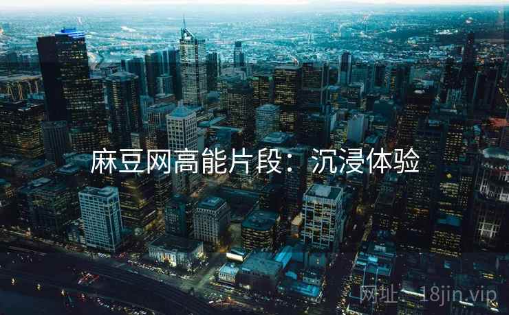 麻豆网高能片段：沉浸体验